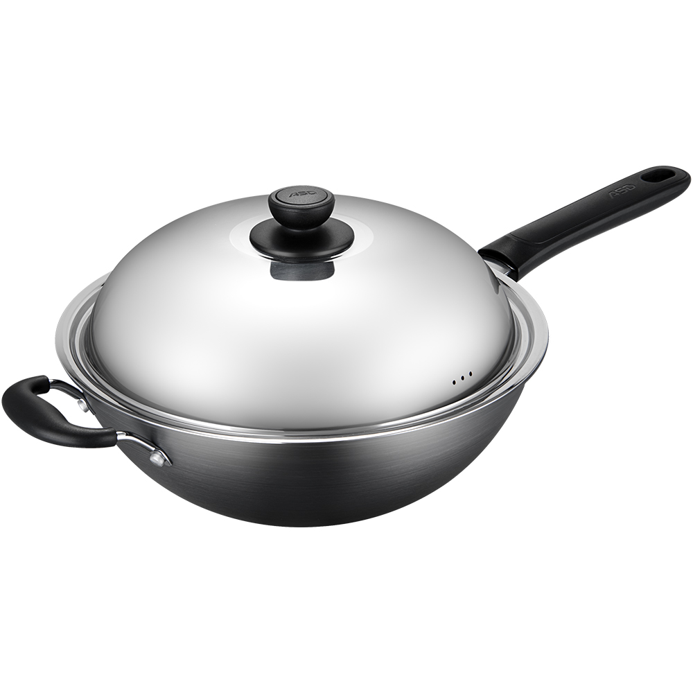 Uncoated ultra-lightweight wok, , large