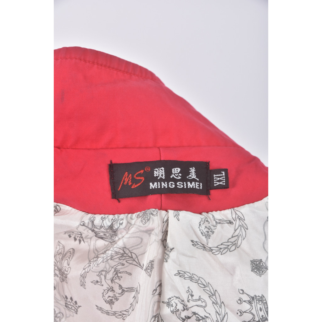 (XL) ming simei棉質紅色外套二手衣, , large