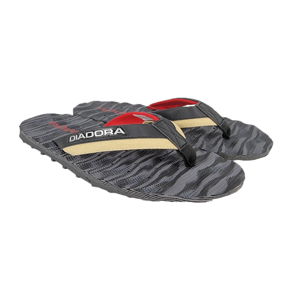 DIADORA迪亞多那 男運動休閒動能排水孔夾腳拖鞋 人字拖 MIT台灣製 吸震 耐磨 止滑 透氣 Q彈 耐走 灰 水藍, , large