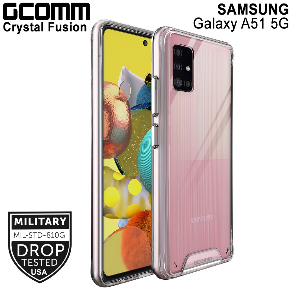 GCOMM Galaxy A51 5G 晶透軍規防摔殼 Crystal Fusion, , large