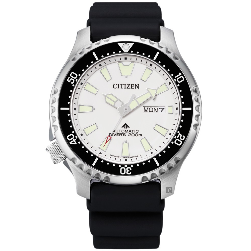 CITIZEN 星辰 PROMASTER 鋼鐵河豚EX潛水機械錶-44mm NY0118-11A, , large