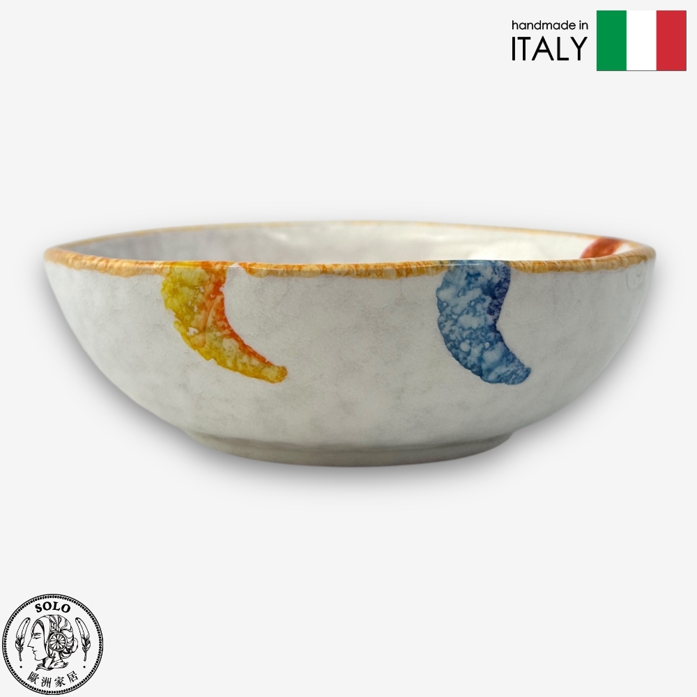 【SOLO Vintage】Modigliani Italian Pottery 14cm Bowl BNG Lucky Rooster Series, , large