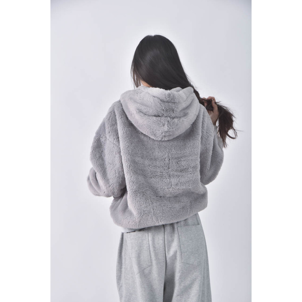 (XL) 刷毛灰色外套二手衣, , large