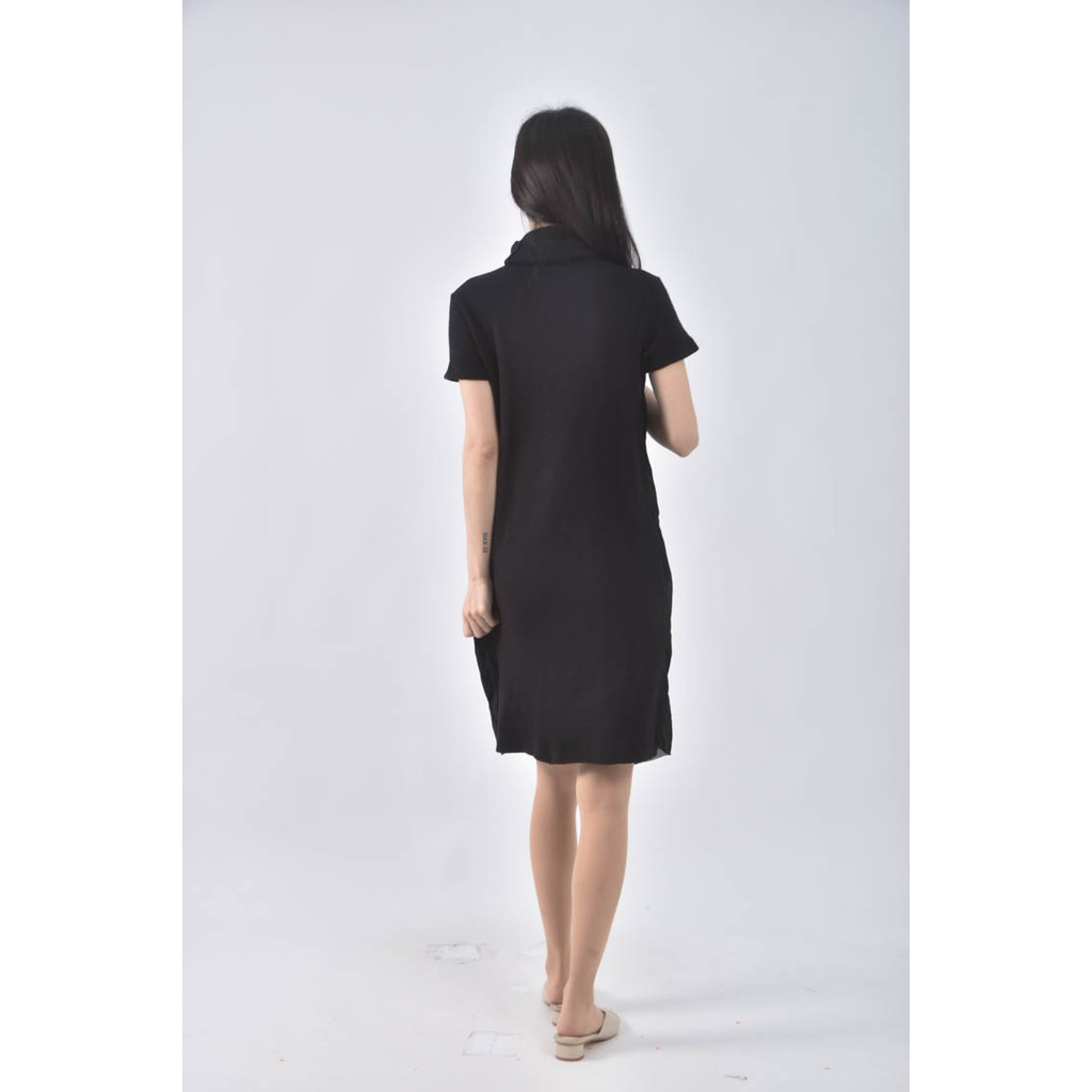 (S) liviana conti高領黑色洋裝二手衣, , large