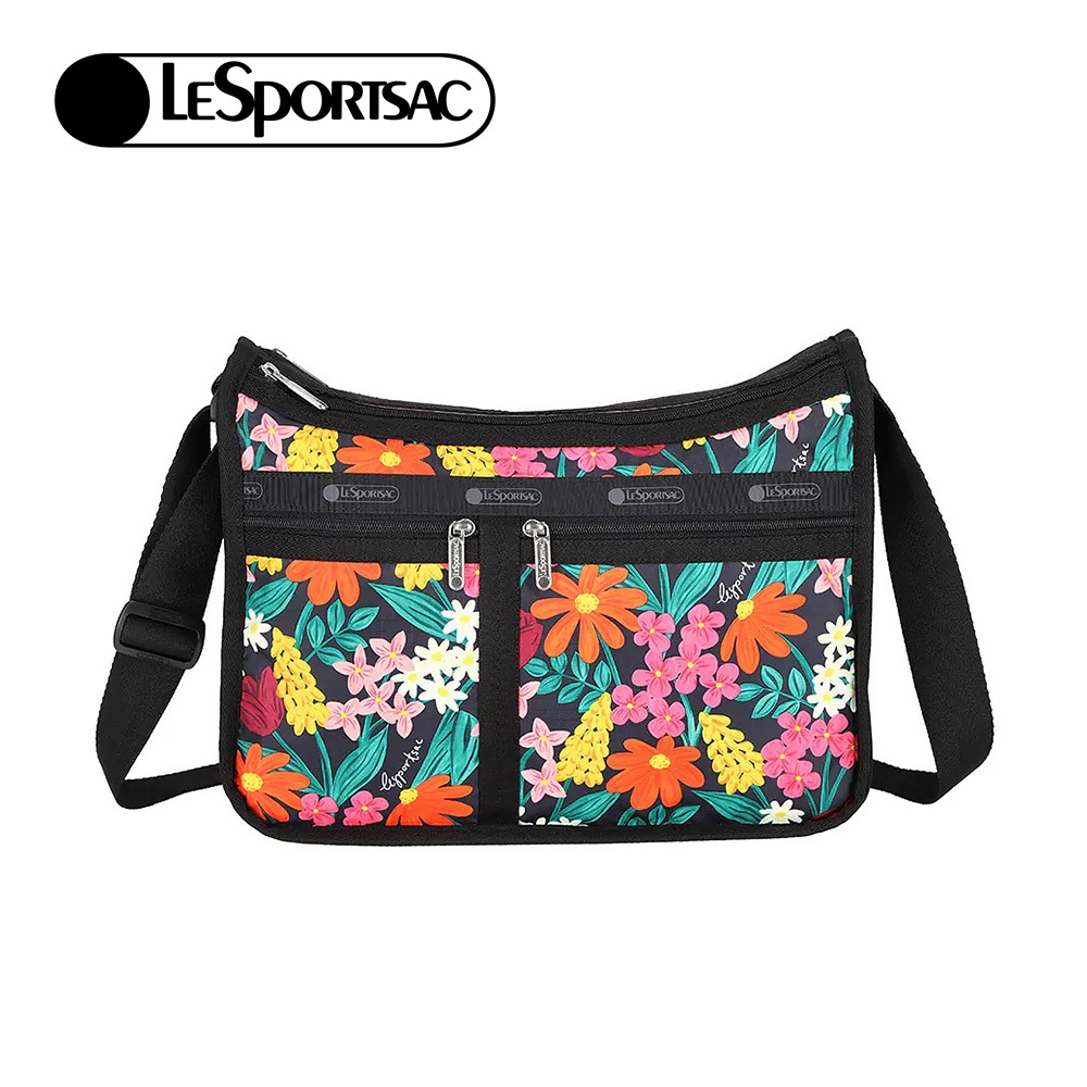 Lesportsac Deluxe Everyday Bag 奢華斜背包/ 繽紛花園, , large