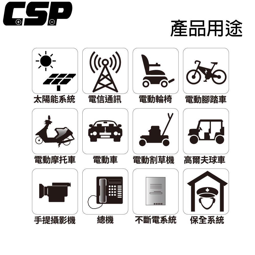 【CSP】EB50-12 Gel Battery 12V50Ah Uninterruptible Power System UPS Four-wheeled Scooter Three-wheeled Scooter Electric Vehicle Electric Vehicle ZEBRA EB50-12, , large