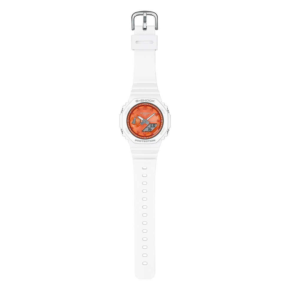 CASIO 卡西歐 G-SHOCK ITZY Lia 配戴款 八角 閃耀冬季手錶 GMA-S2100WS-7A, , large