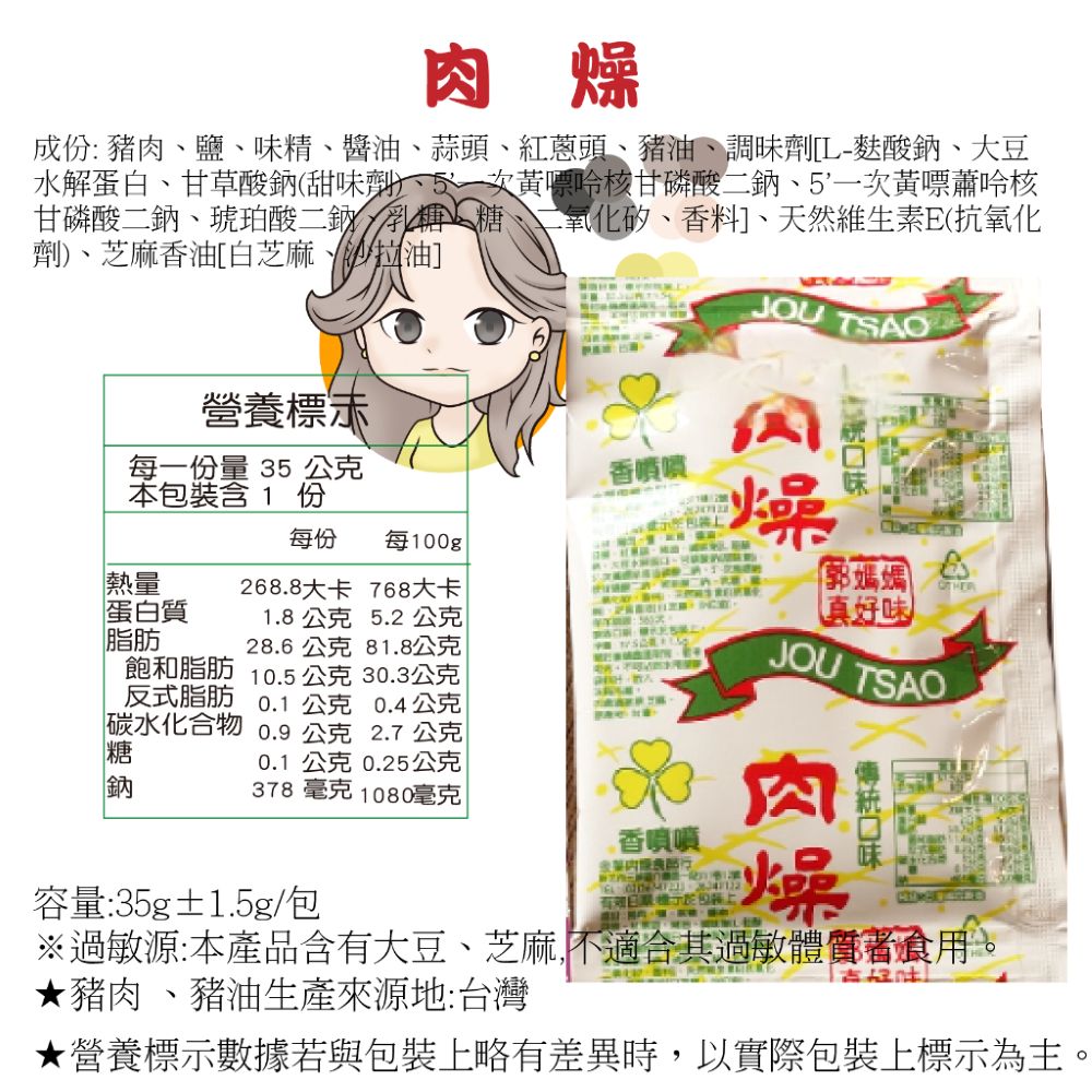 郭媽媽 肉燥包 35gX40包/盒  (躍進嚴選) 麻醬包  醡醬包 嚕肉包 香菇素肉燥包 拌麵醬 拌飯 炒菜 做菜 調理包 醬料包 拌醬  露營美食 古早味, , large