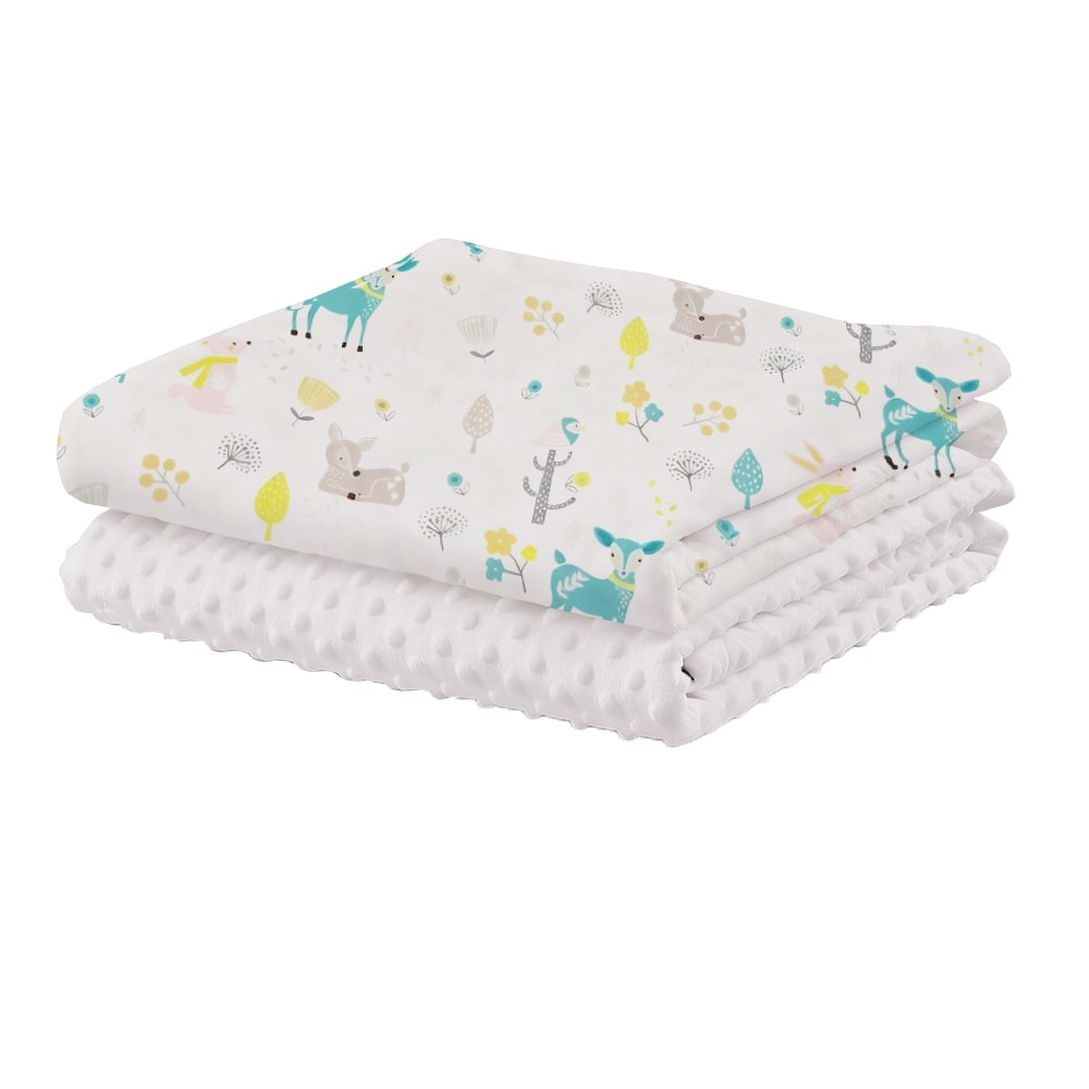 HABABY Double-Sided Magic Bean Blanket, Deer Design, 130x100cm, , large