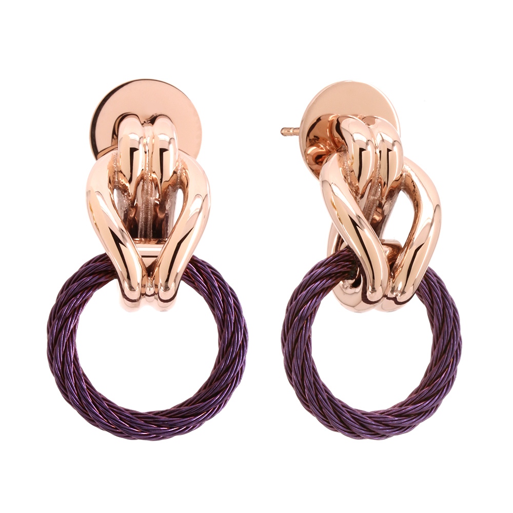 CHARRIOL 夏利豪 CELTIC KNOT 耳環 03-1702-1277-0, , large