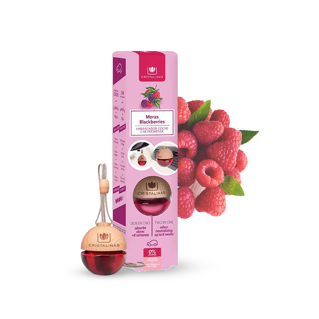 CRISTALINAS CAR AIR FRESHENER - RED FRUIT