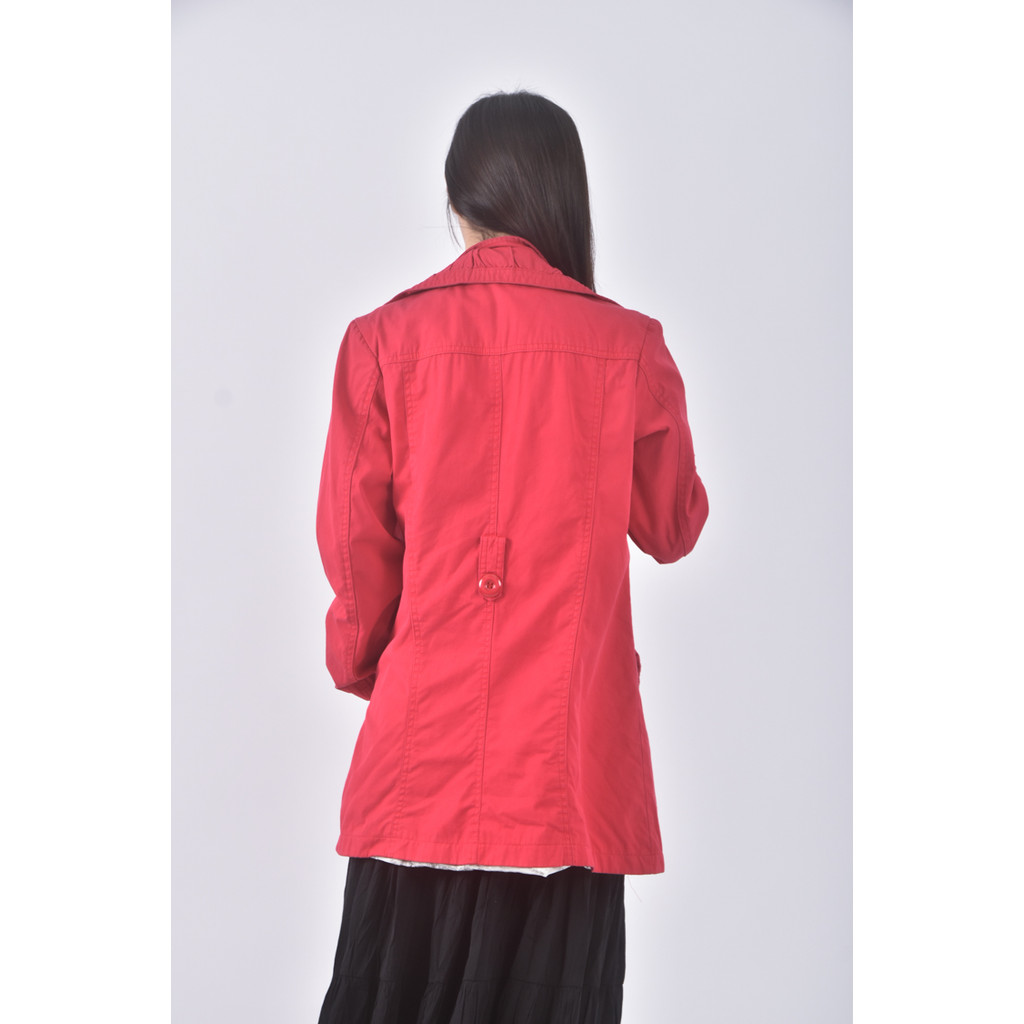 (XL) ming simei棉質紅色外套二手衣, , large