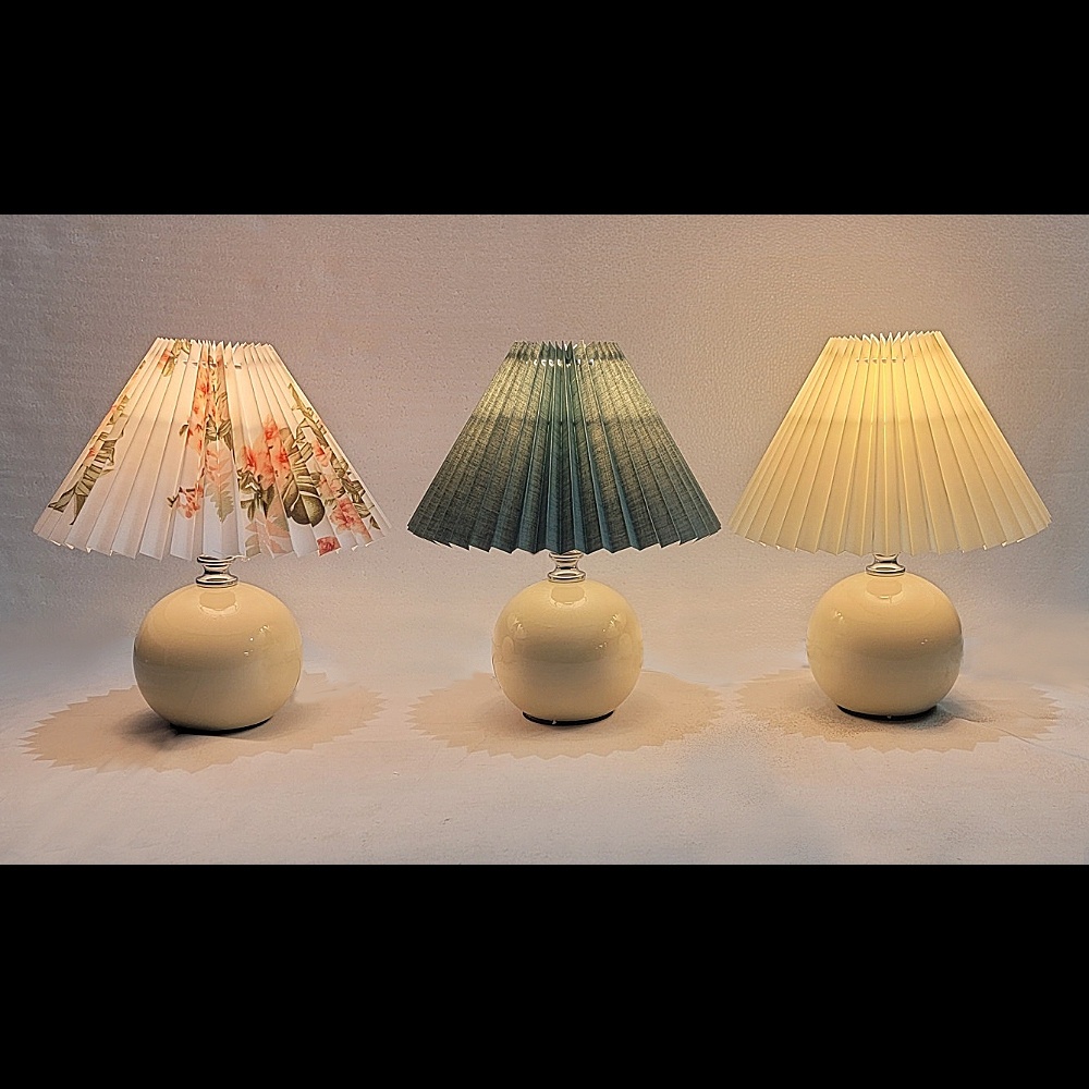 【H&R安室家】 綠罩蘑菇桌燈/床頭燈 ZA0220, , large