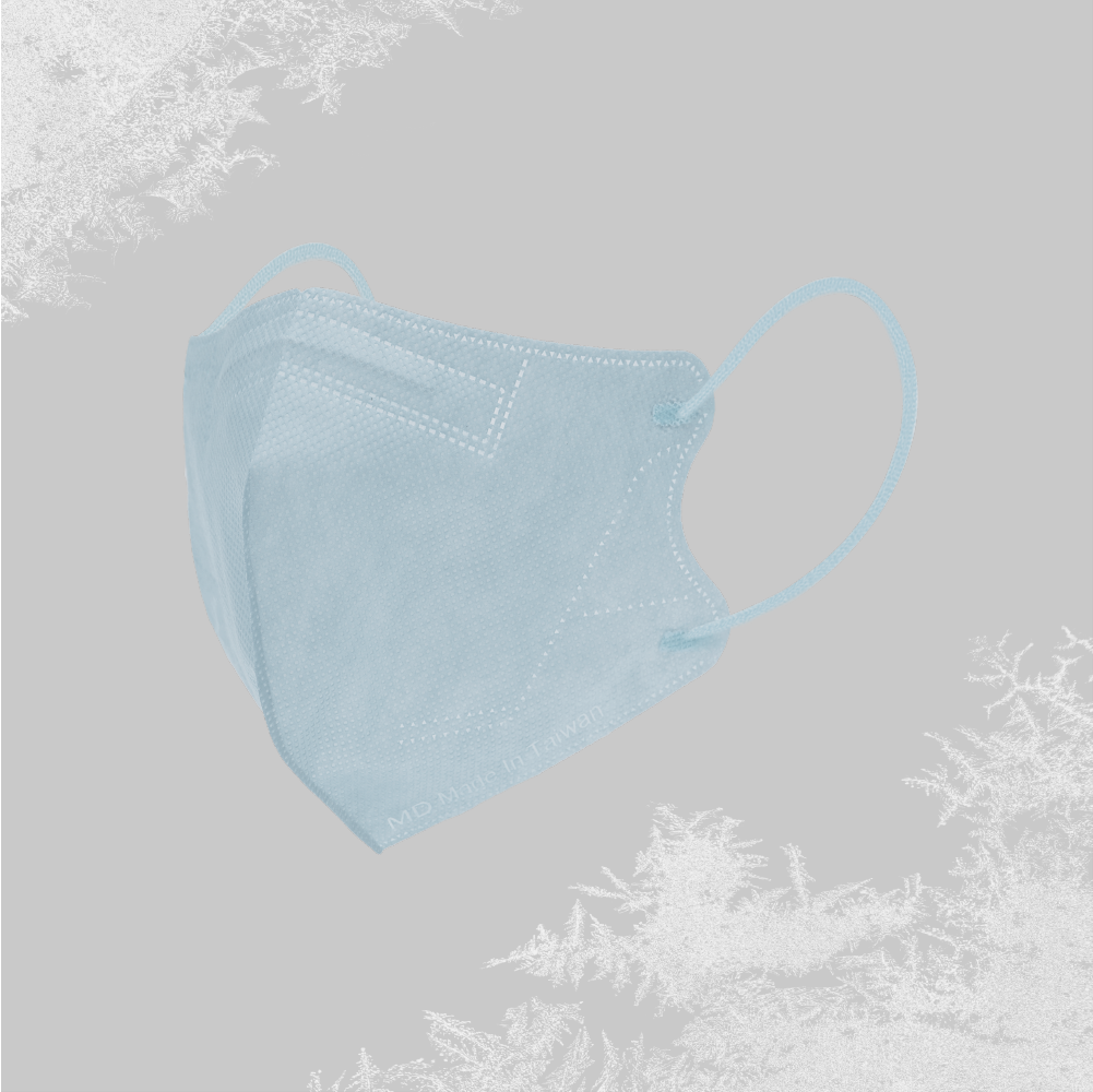 [CHENYU辰昱] 3D涼感醫療口罩 (L) 20入單片包裝｜夏雪草灰, , large