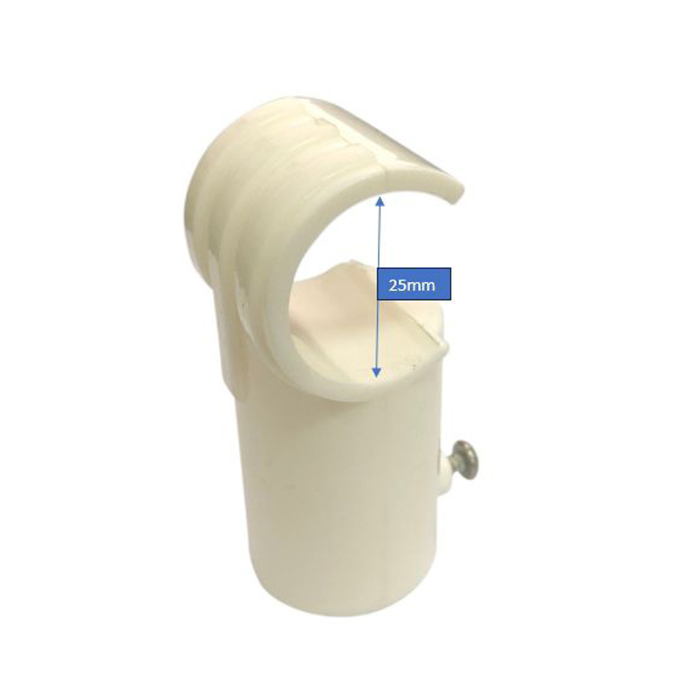 【雙手萬能】曬衣架專用配件C型桿套26mm-4入, , large