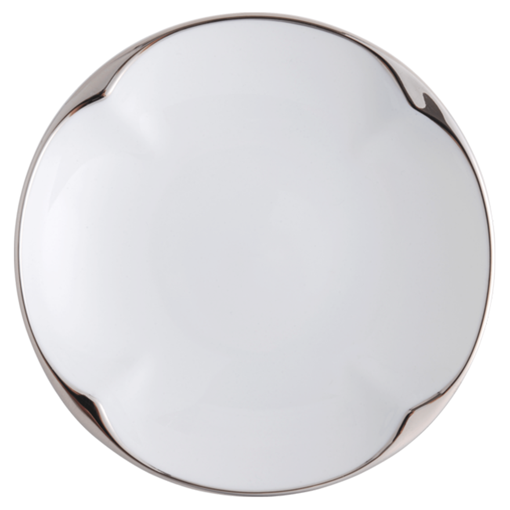 LEGLE - Ruyi Small Dish - Silver Edge 11cm, , large