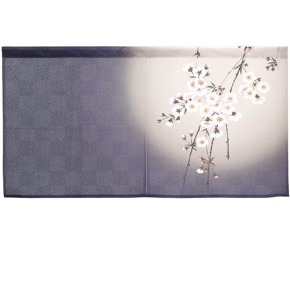 日本製【コスモ】短門簾《月夜梅花》, , large