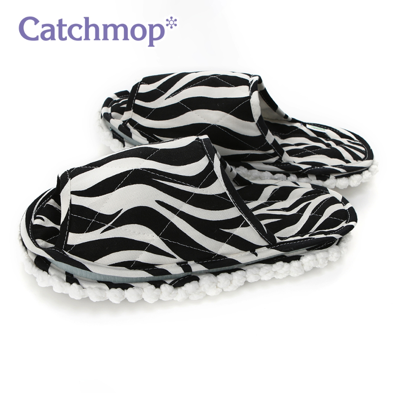 【THE LOEL】Catchmop 神奇可換底加厚拖鞋 (斑馬紋), , large