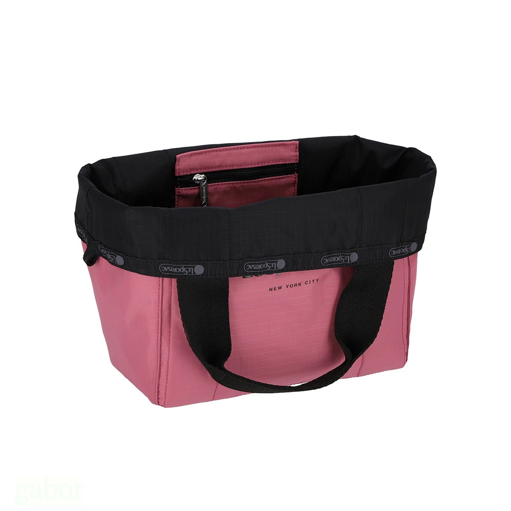 Lesportsac Small Reversible Pocket Tote 小型雙面托特包 送禮-桃紅色, , large