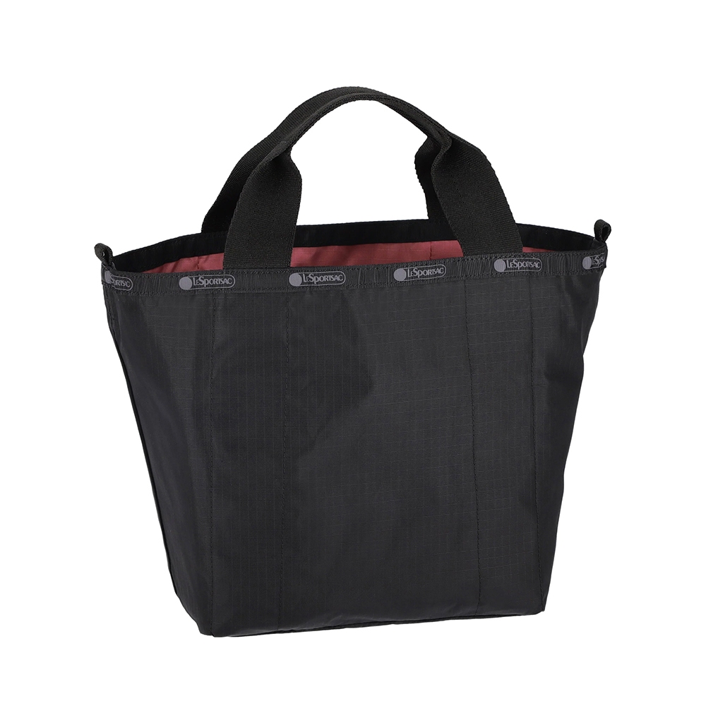 |快速出貨|Lesportsac Small Reversible Pocket Tote 小型雙面托特包 送禮-桃紅色, , large