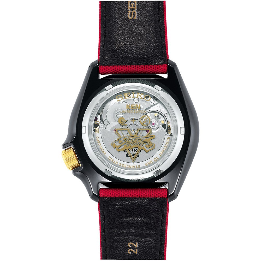 SEIKO 精工 5 Sports x 快打旋風 KEN 聯名限量機械錶(SRPF20K1)-42.5mm, , large