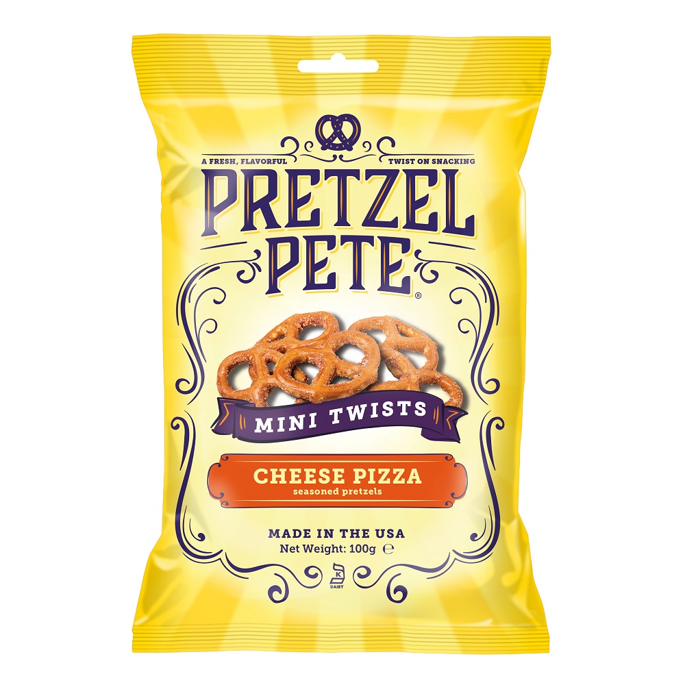 Pretzel Pete Cheese Pizza Mini Twists, , large