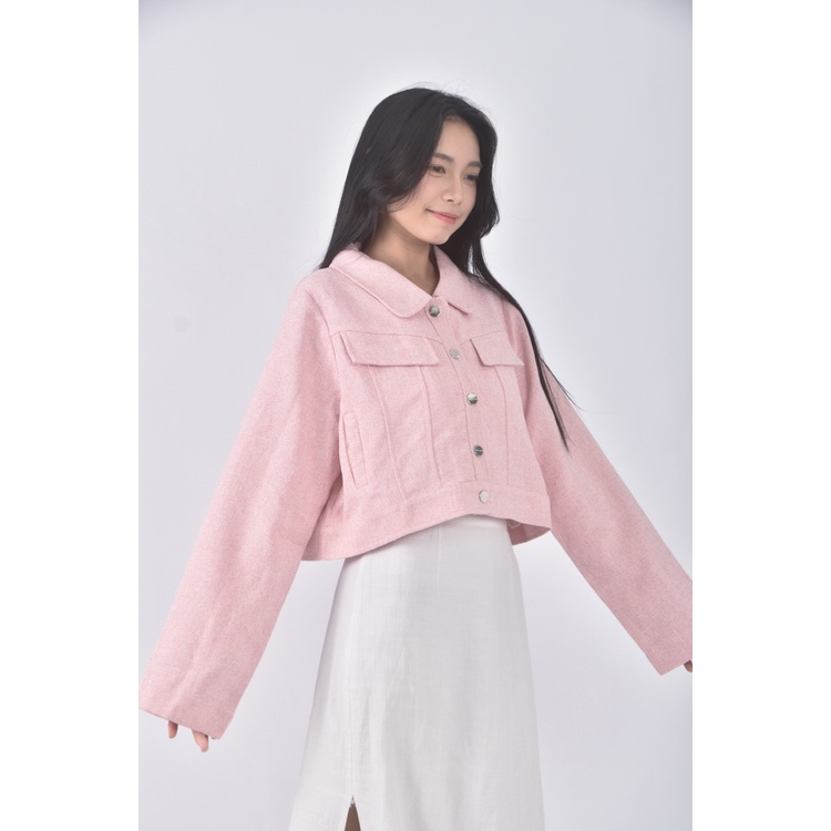 (S) seoul mate質感粉色外套二手衣, , large