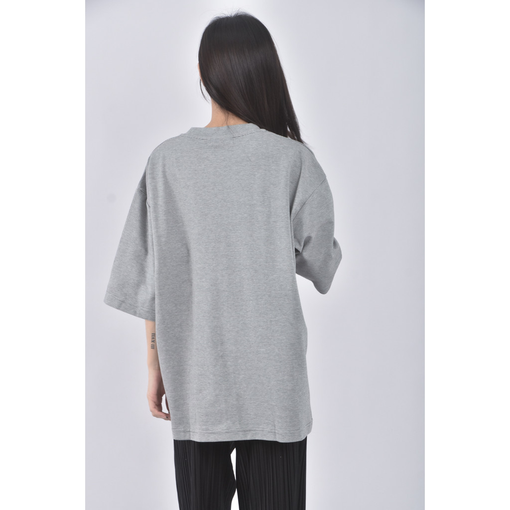 (L) uniqlo質感棉質圓領黑色短袖上衣二手衣, , large