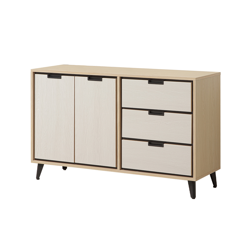 【唯熙傢俱】雷莎原木雙色4尺餐櫃, , large