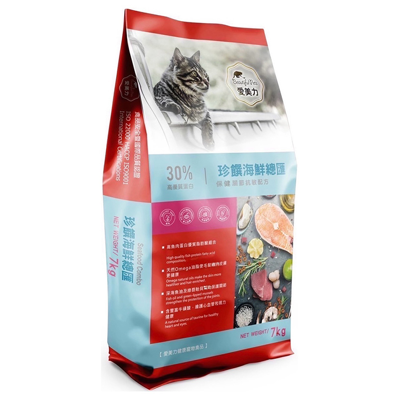 【B.P 愛美力】貓飼料7kg-珍饌海鮮總匯, , large
