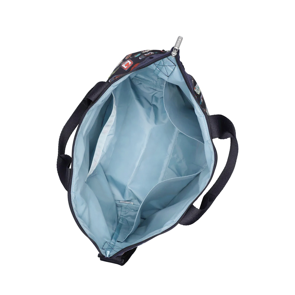 |快速出貨|Lesportsac Deluxe Easy Carry Tote 兩用托特包/ 紐約美食插畫風, , large
