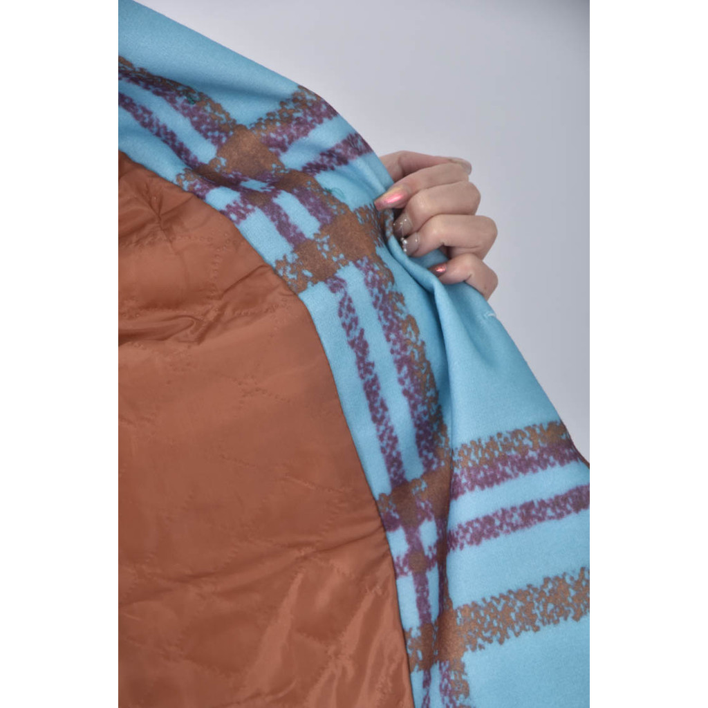 (2XL) yi pin tang排扣藍色外套二手衣, , large