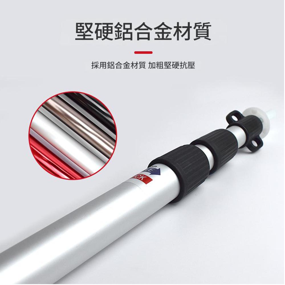 Canopy support poles 33mm 280cm 3m - Black set (2 poles + bag), , large