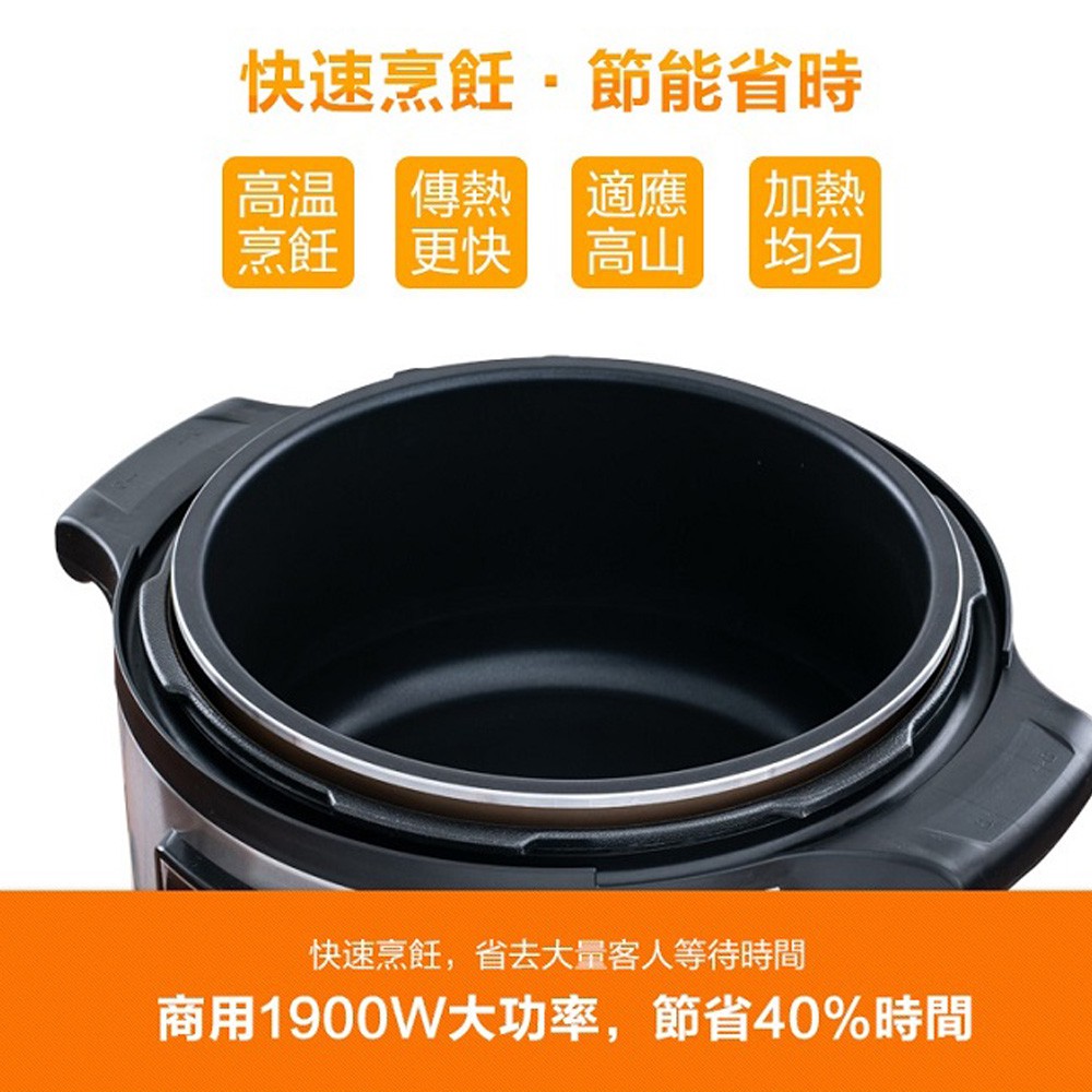 KOLIN 16-Person Capacity Commercial Electric Pressure Cooker (220V) KNJ-KYR1901, , large