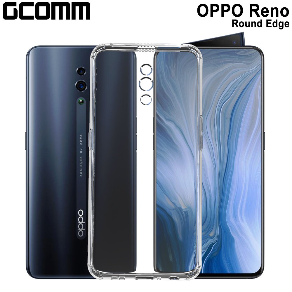 GCOMM OPPO Reno 清透圓角防滑邊保護套 Round Edge, , large