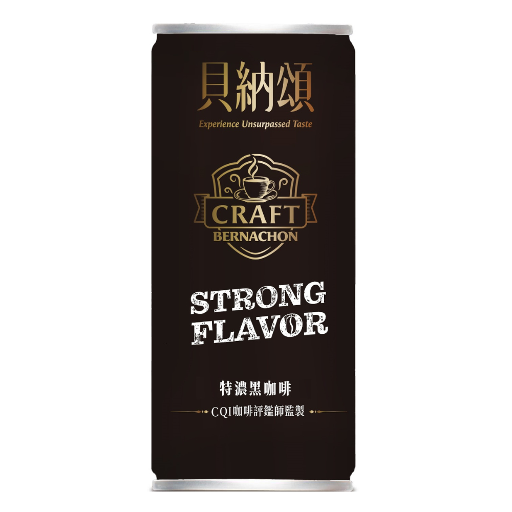 貝納頌義式特濃黑咖啡210ml, , large