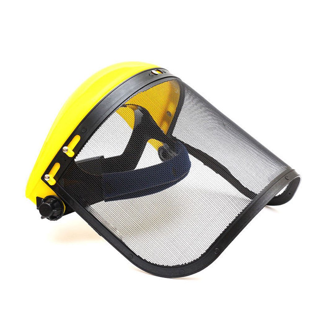 Removable protective face mask for lawn mowing, , large