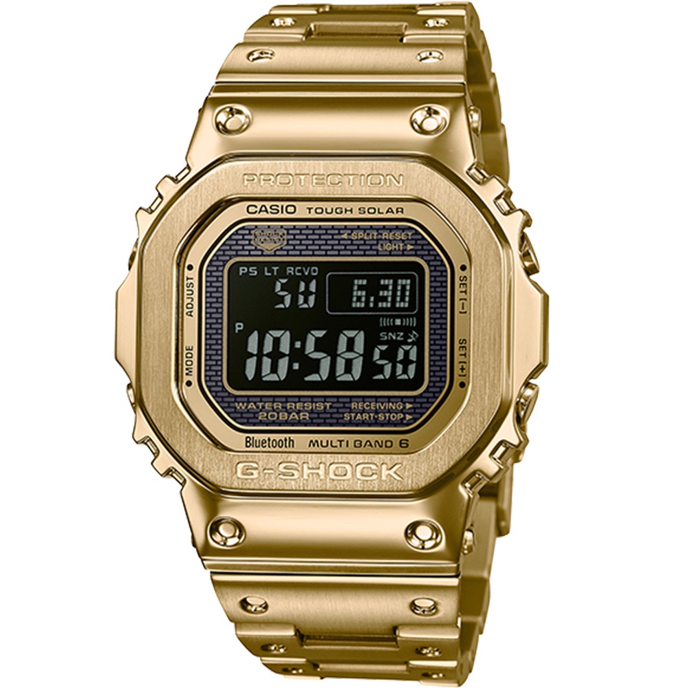 CASIO 卡西歐 G-SHOCK 35周年太陽能電波手錶 GMW-B5000GD-9