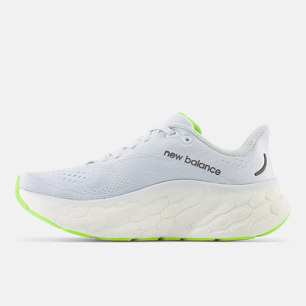 New Balance Fresh Foam X More v4 女 慢跑鞋 D寬楦 厚底 淺藍 白 [WMORCR4], , large