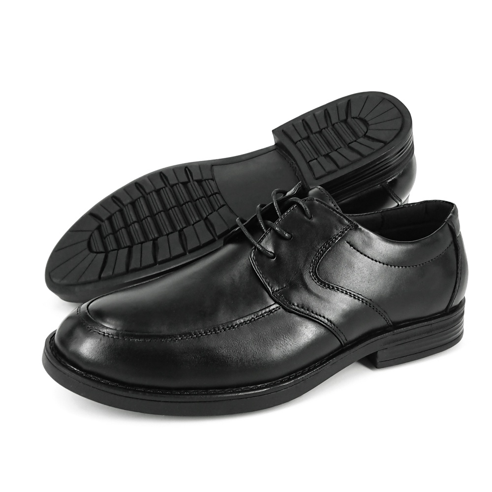 男真皮皮鞋 商務皮鞋 英倫皮鞋 休閒皮鞋 正式皮鞋 學生皮鞋 透氣 不悶熱 柔軟 舒適 減壓 止滑 耐走 耐久站 黑, , large