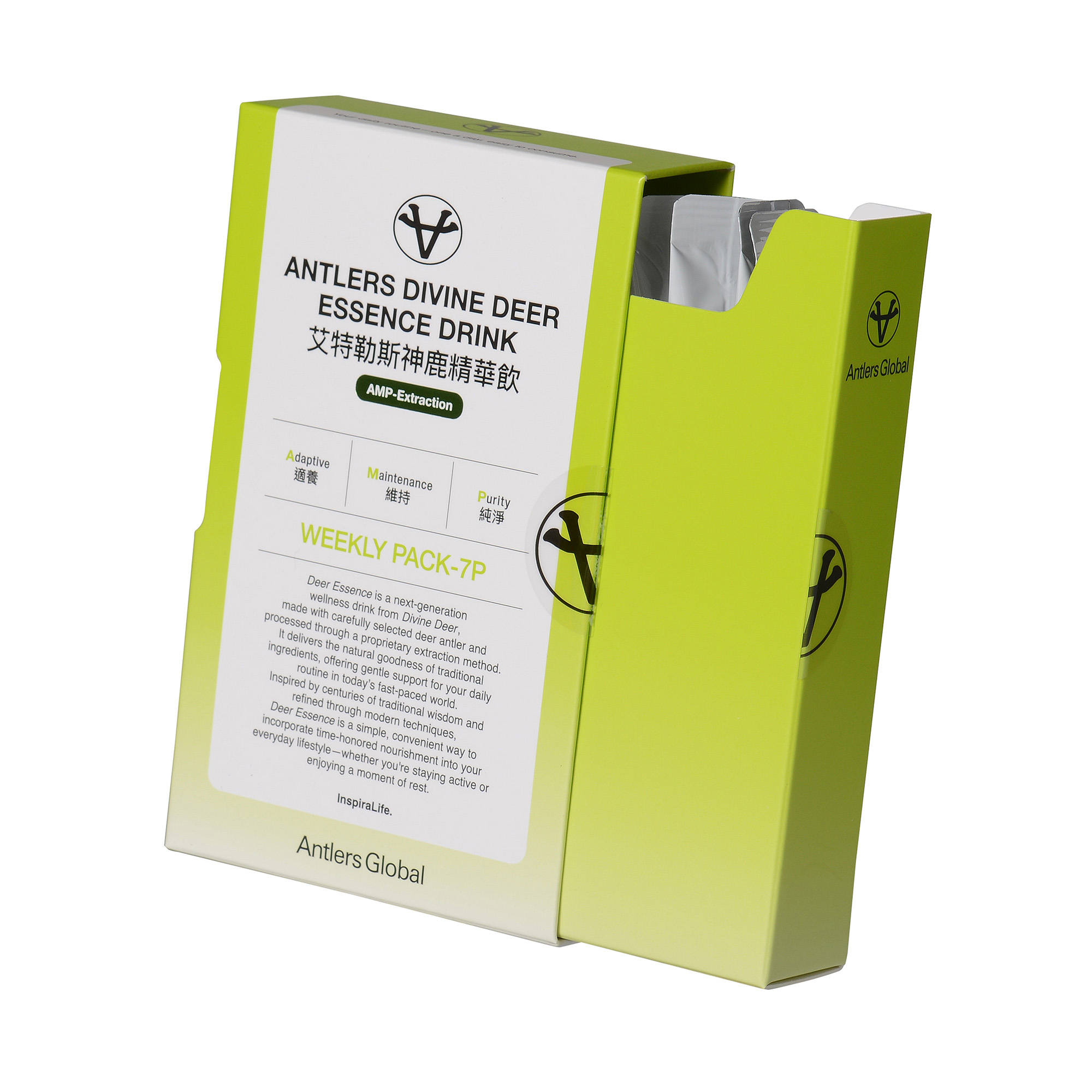 ANTLERS DIVINE DEER ESSENCE DRINK MONTHLY PACK-4P, , large