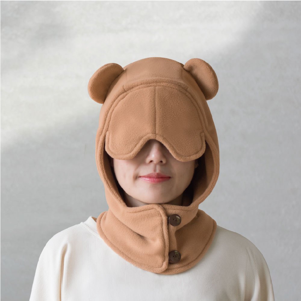 ｜卡｜遮光保暖帽 脖圍 護耳帽 禮物  大人, , large