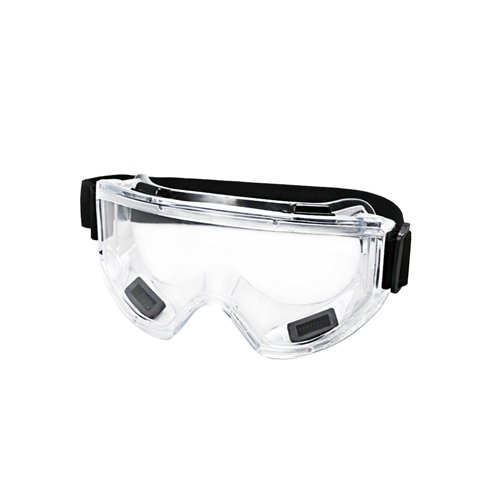 台灣現貨！雙面防霧護目鏡 全密式 化學室 耐衝擊 防護 防塵 純透明 防飛沫 防噴濺 防刮 蛙鏡, , large