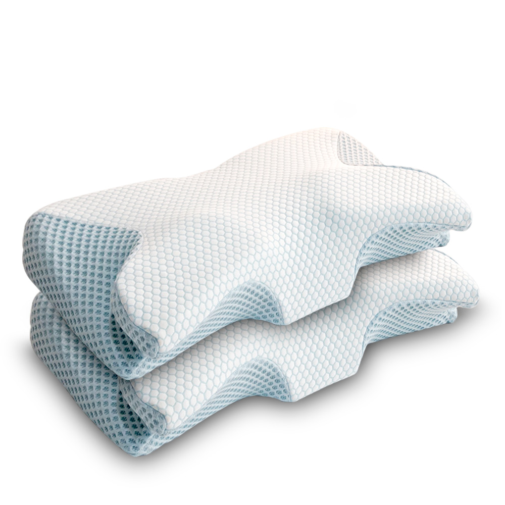 二入組【Hilton 希爾頓】8D慢回彈止鼾沉睡記憶枕(枕頭/護頸枕/記憶枕)(B0402-NL), , large