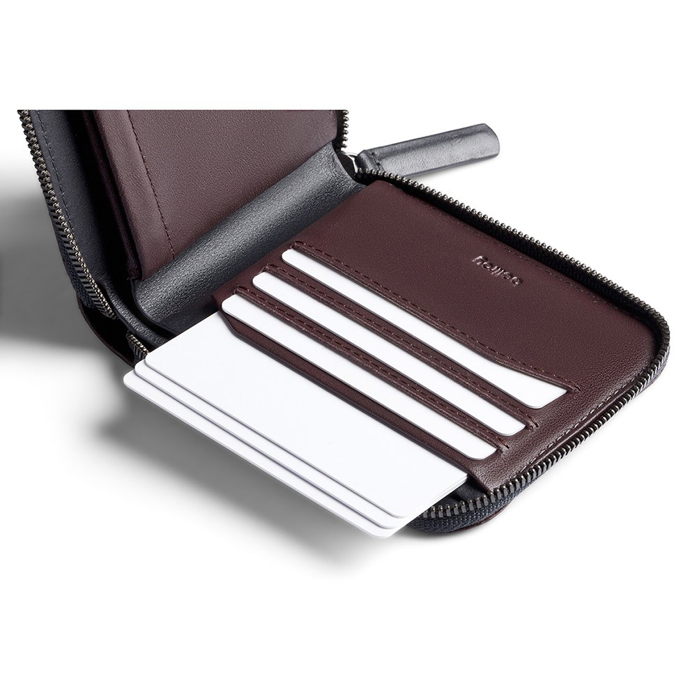 |快速出貨|Bellroy Zip 拉鍊皮夾 短夾 零錢包 卡片收納包 RFID防盜-深紫色, , large