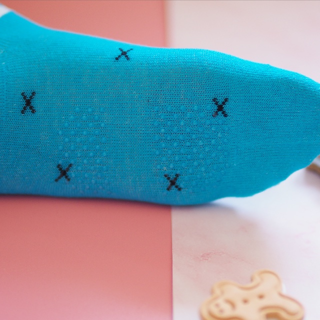 [Kaimei Cotton Industry] 12 pairs set, random and excellent, MIT made in Taiwan, pure cotton anti-slip children's socks - smiling style 13-16cm Kaimei Cotton Industry, , large