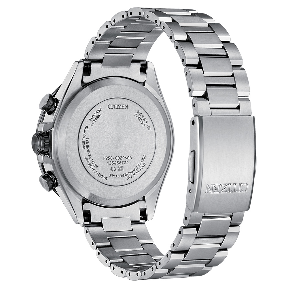 CITIZEN 星辰 GPS衛星對時光動能鈦金屬手錶 CC4058-67X, , large
