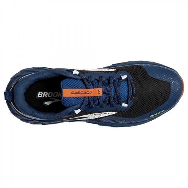 Brooks Cascadia 17 Gtx 男 越野鞋 慢跑 運動 防撥水 避震緩衝 深藍 [1104021D062], , large