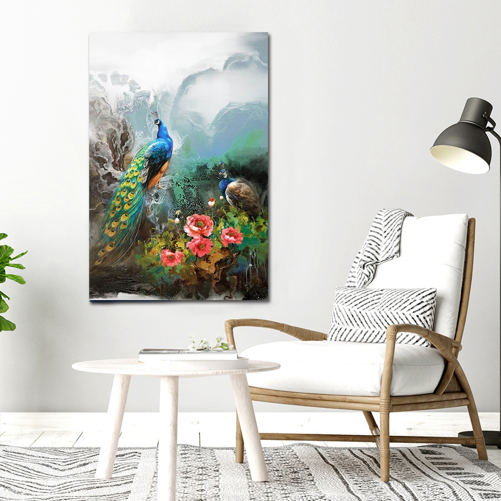 【御畫房】風華絕代 國家一級畫師手繪油畫60×90cm(VF-196), , large