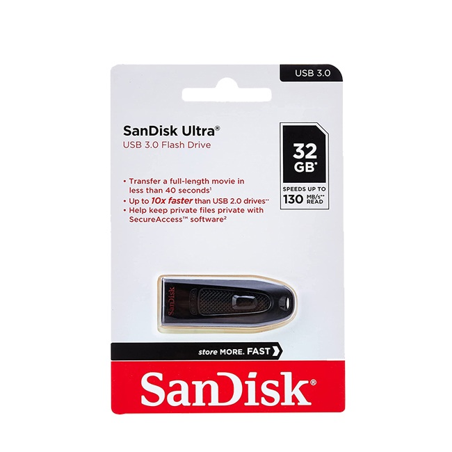 【SanDisk】Ultra CZ48 32G USB 3.0 隨身碟 高速 130MB/s, , large